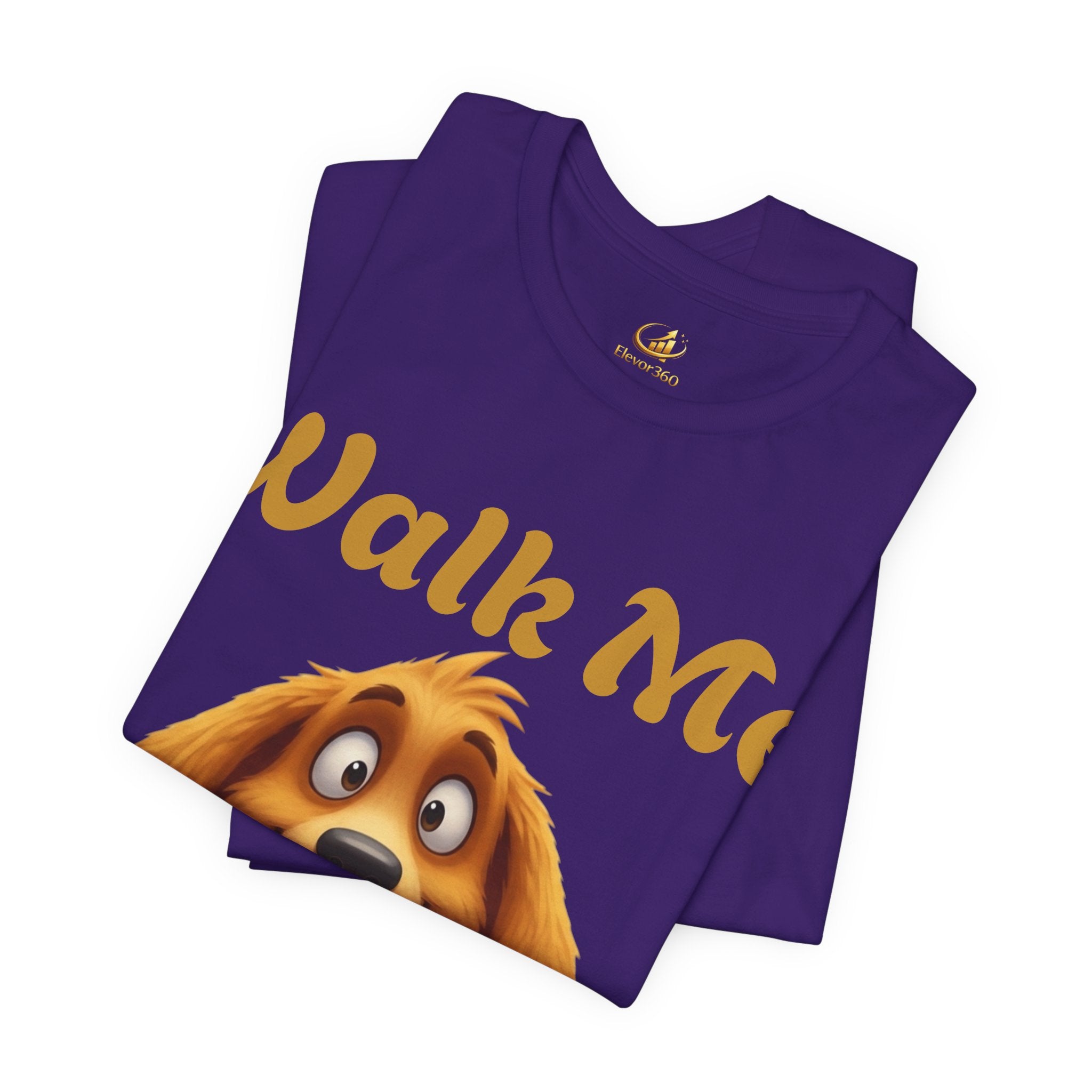 "Walk Me Human" Cute Graphic Dog Lover T-Shirt