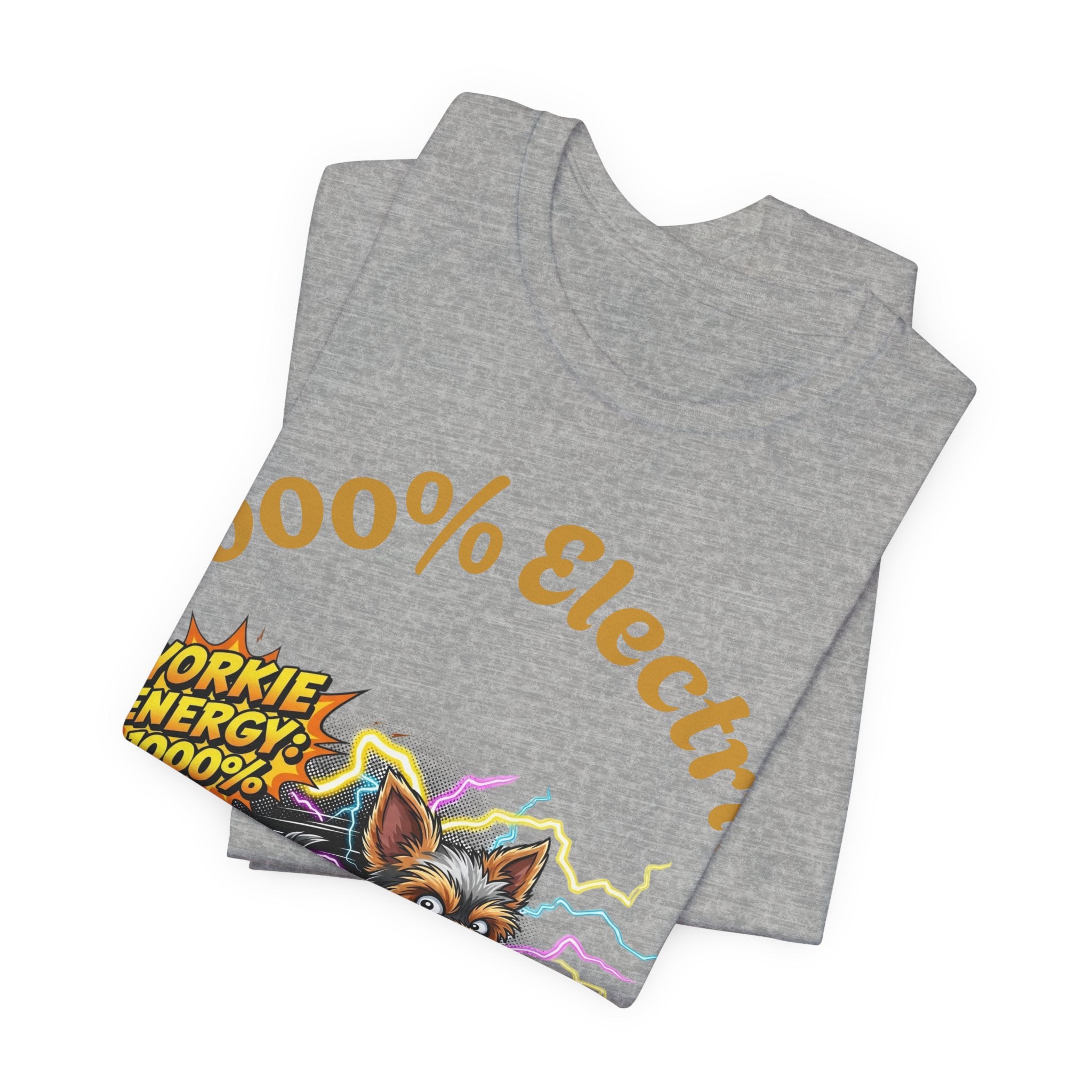 1000% Electric Yorkie Graphic T-Shirt