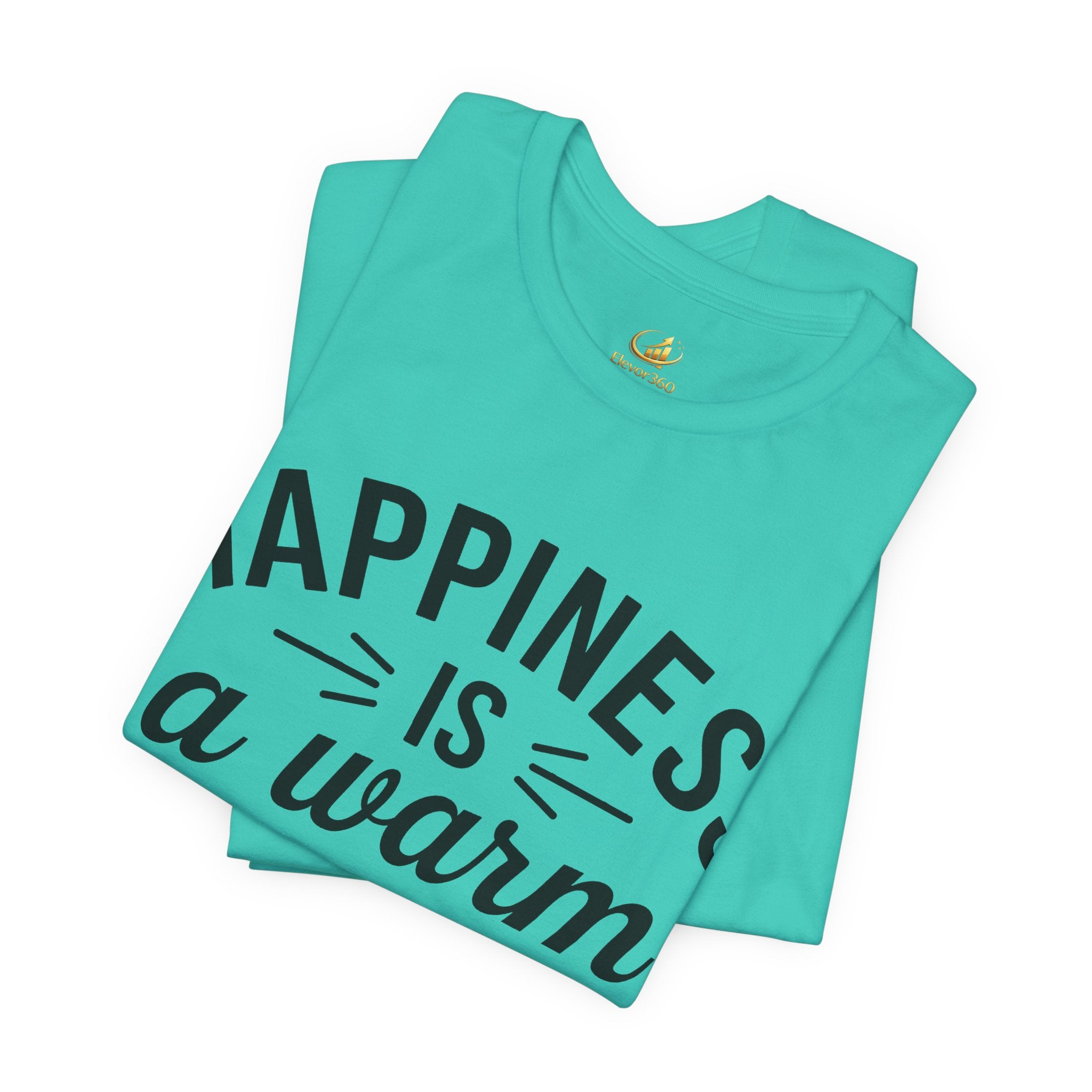 Dog Lover T-Shirt – “Happiness Is a Warm Puppy” Cute Graphic Tee