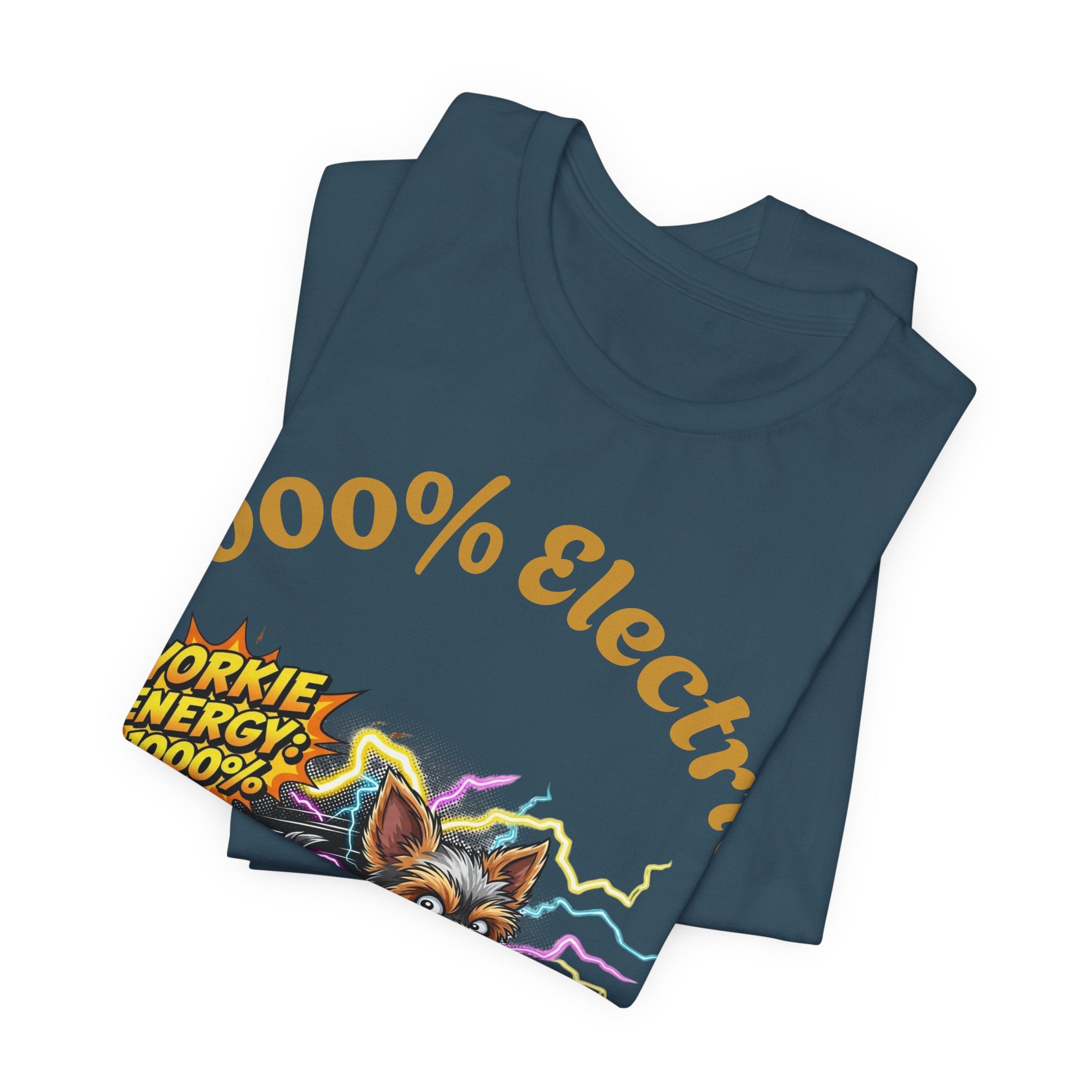 1000% Electric Yorkie Graphic T-Shirt