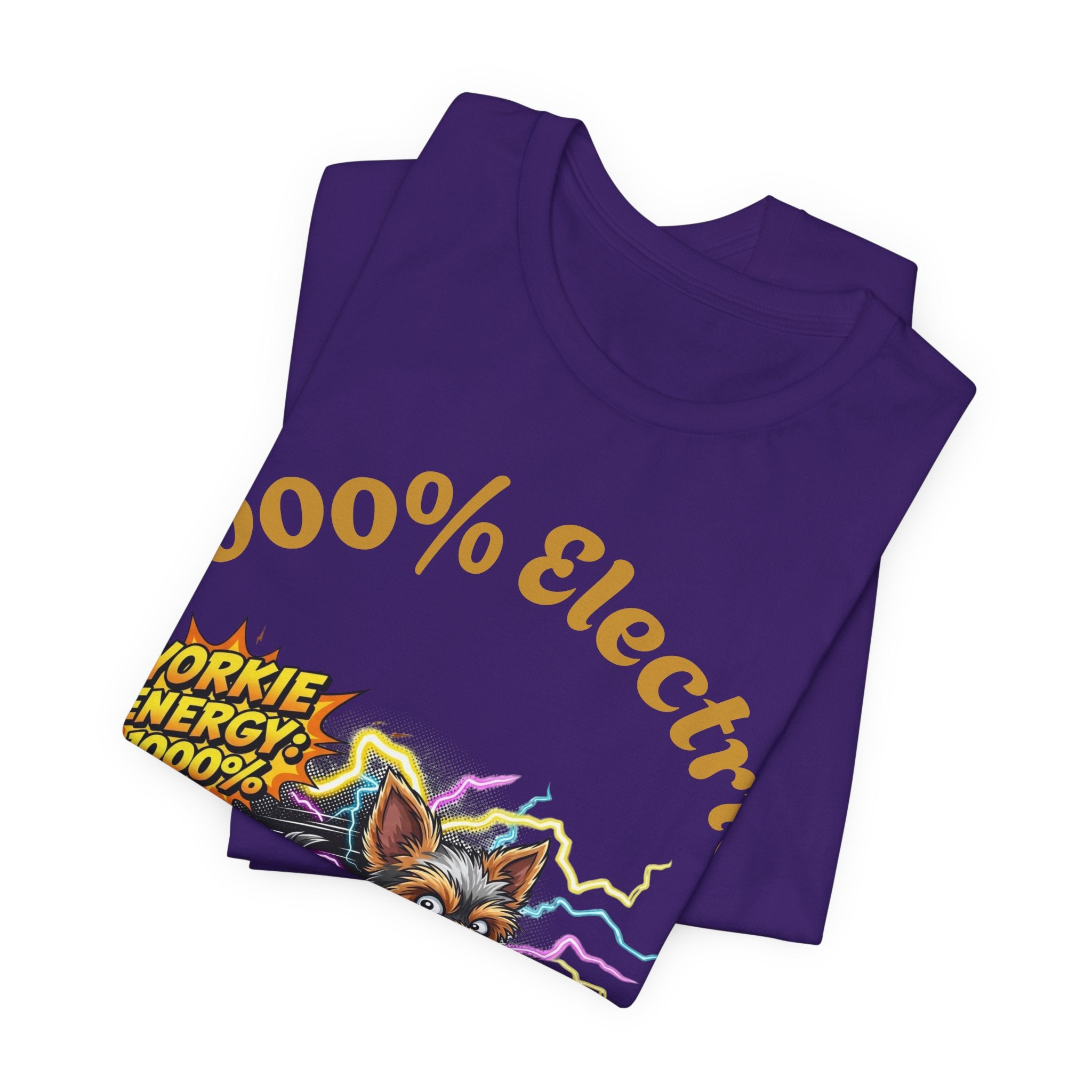 1000% Electric Yorkie Graphic T-Shirt