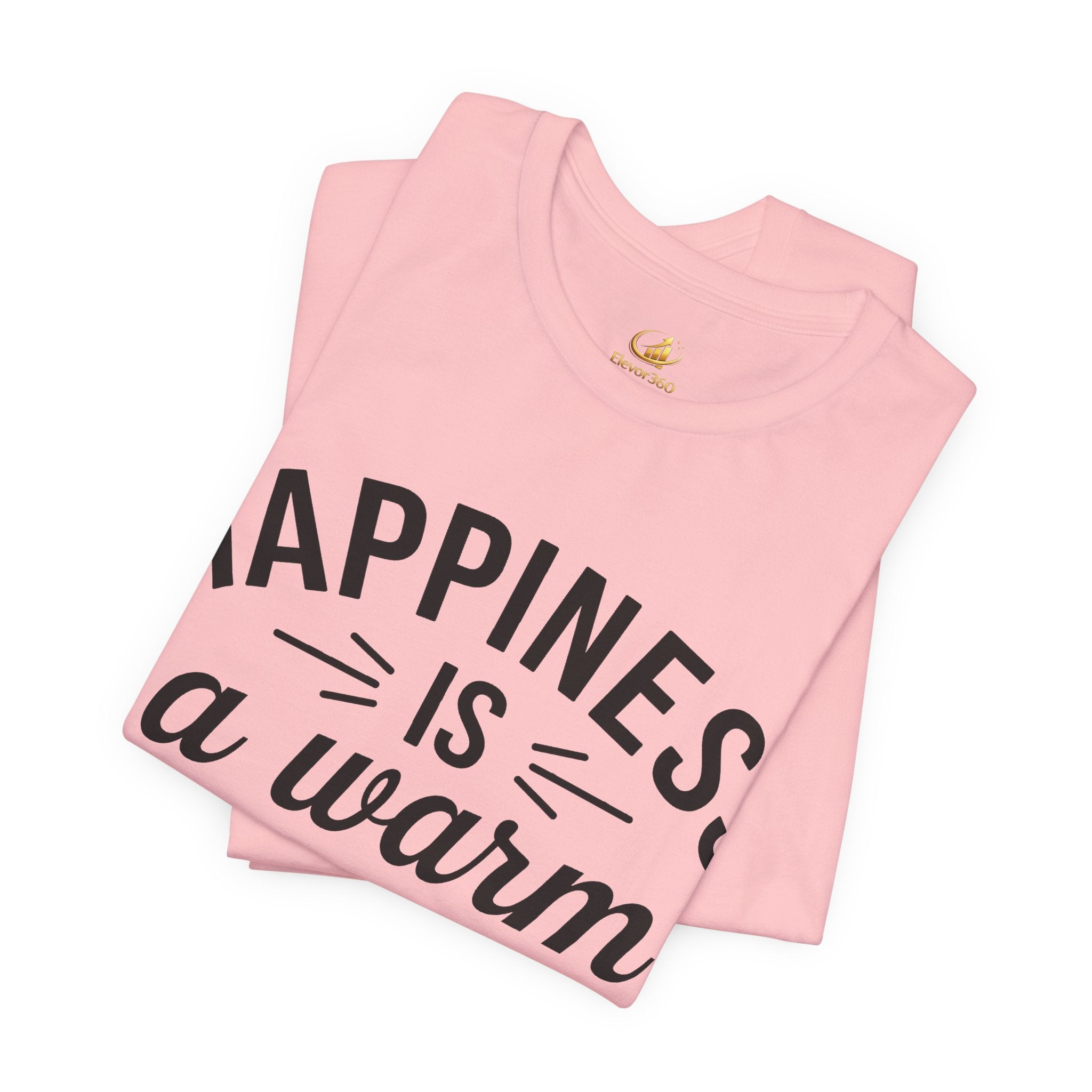 Dog Lover T-Shirt – “Happiness Is a Warm Puppy” Cute Graphic Tee