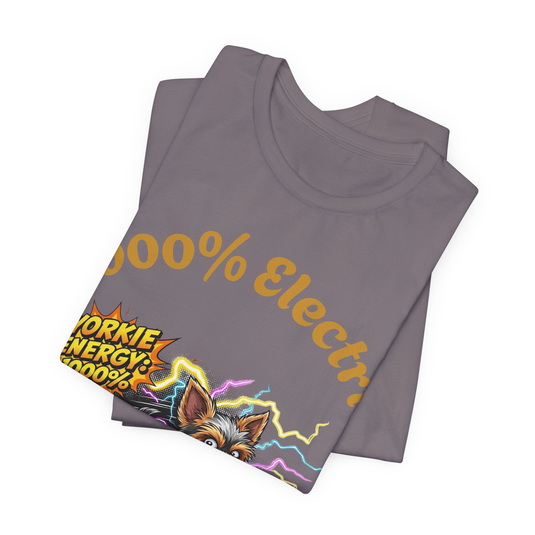 1000% Electric Yorkie Graphic T-Shirt