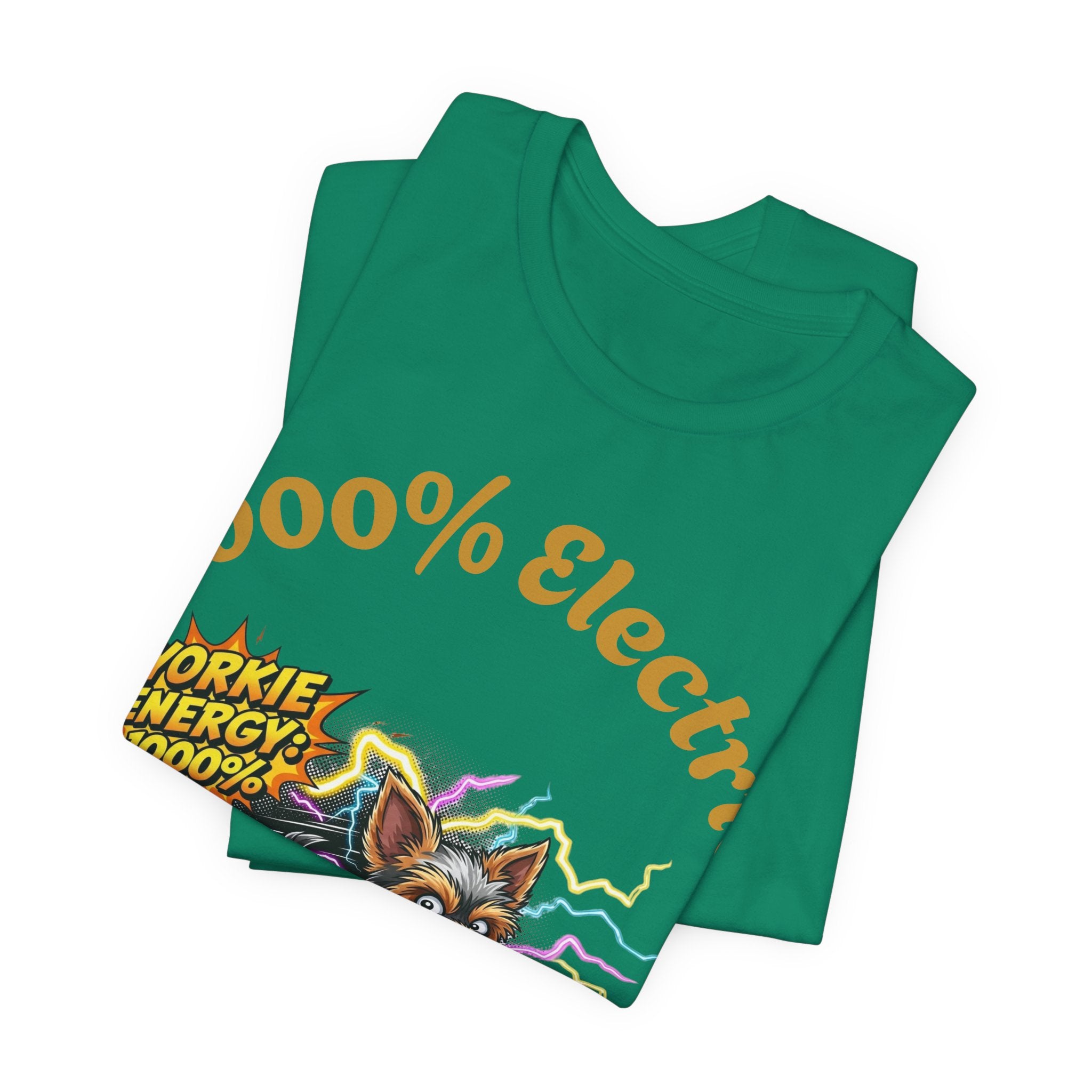 1000% Electric Yorkie Graphic T-Shirt