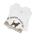 Dog Lover T‑Shirt — "All Guests Must Be Approved by the Dog" Graphic Tee