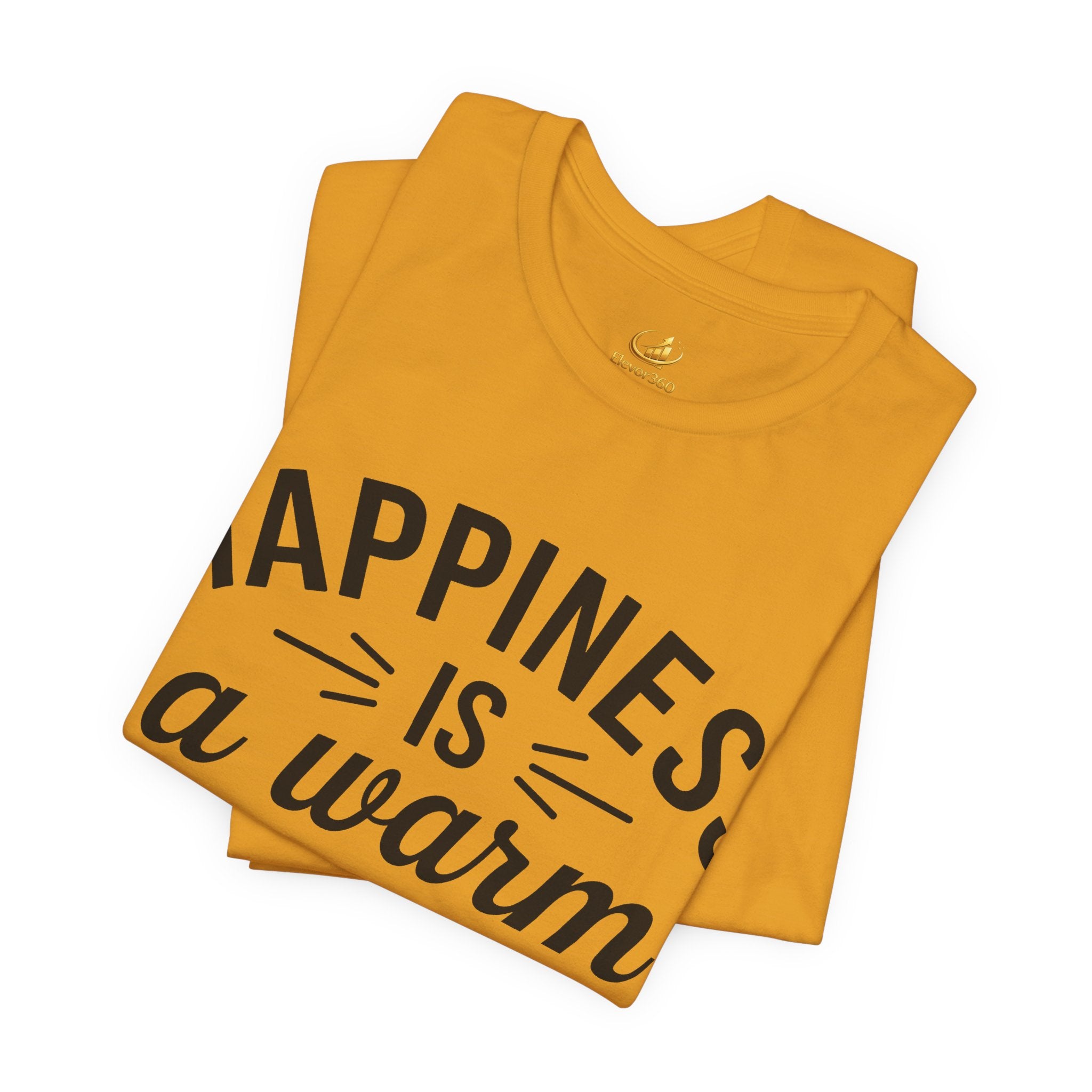 Dog Lover T-Shirt – “Happiness Is a Warm Puppy” Cute Graphic Tee